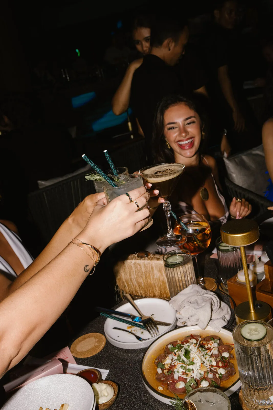 A champagne toast to a new partnership in a premium Bangkok venue